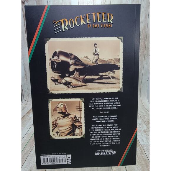 Rocketeer Adventures #1 IDW Publishing May 2011 1B Cover Dave Stevens Art - Picture 2 of 2